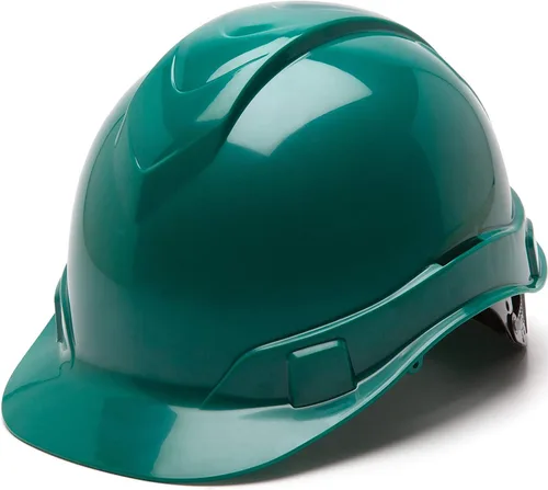 Miniatura 15 de Pyramex Ridgeline Cap Style 4 Point Ratchet Hard Hat Azul claro
