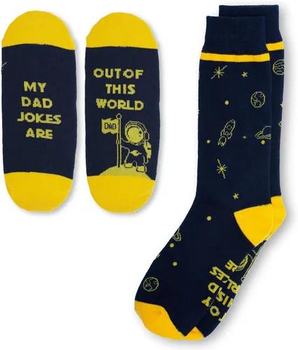 Miniatura 6 de Calcetines divertidos para hombre, calcetines de vestir para hombre con bromas de papá, regalos para papá de hija, padrinos de boda, divertidos