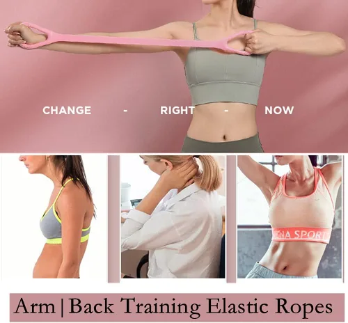 Miniatura 2 de Bandas de resistencia, bandas elásticas de látex natural largas, perfectas para entrenamiento de fuerza, terapia física, yoga, pilates, estiramientos