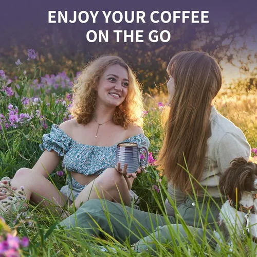 Miniatura 2 de HASENSE Taza de café, taza de café de cerámica de 20 onzas para hombres y mujeres, taza de café grande para café con leche, sopa de té, para oficina