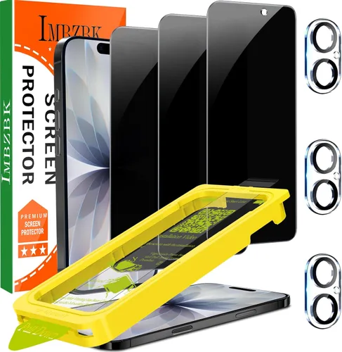 Miniatura 13 de IMBZBK [Eliminación automática de polvo] Paquete de 3 protectores de pantalla para Google Pixel 10 Pro XL [compatible con fundas de teléfono], 3