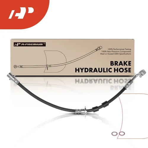 Miniatura 8 de A-Premium Manguera hidráulica de freno delantero compatible con los modelos Honda y Acura - Civic 1996-2000 1.6L, EL 1998-2000 - Reemplazar #