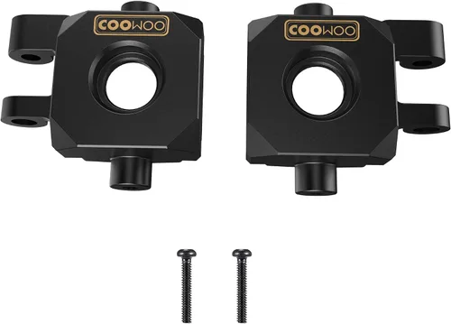 Miniatura 7 de Bloques de rueda de latón C-hubs para 1/18 RC Crawler TRX4M piezas de actualización total de 0.32 onzas contrapeso frontal, 2 piezas