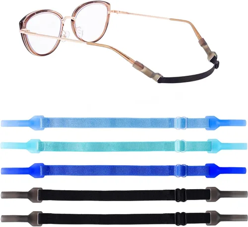 Miniatura 7 de Correa para gafas de sol para niños, sin cola, ajustable, cordones, soporte para gafas deportivas alrededor del cuello