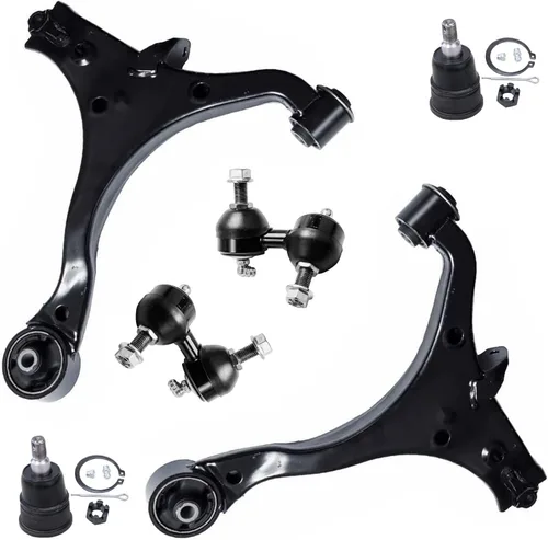 Miniatura 160 de Detroit Axle - Kit de extremo delantero para Chrysler 300 Dodge Charger Challenger 2011-2023, 2 brazos de control inferiores traseros 2 varillas