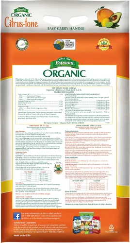Miniatura 3 de Espoma Fertilizante orgánico de tono cítrico 5-2-6 natural y orgánico y alimento vegetal para todos los árboles de cítricos, frutas, nueces