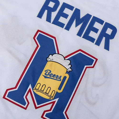 Miniatura 12 de Camiseta de béisbol con costuras Doug Remer Beers Joe Cooper 44# 17#, para hombre, tallas S-3XL