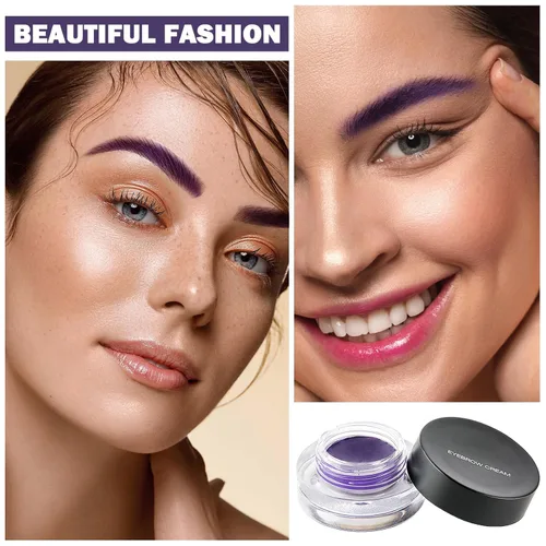 Miniatura 8 de Crema de pomada para cejas, gel de pomada de cejas naturalmente de larga duración, impermeable, cosméticos de maquillaje de cejas delicados y suaves