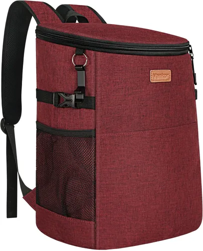 Mochila Enfriadora de Camping para 30 Latas, Mochilas Enfriadoras Suaves Aisladas a Prueba de Fugas Bolsa Enfriadora de Viaje Impermeable Almuerzo