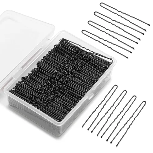 Mia Klein Horquillas para el cabello en forma de U, 2.4 pulgadas, 250 unidades, horquillas profesionales para mujeres, niñas y salones de