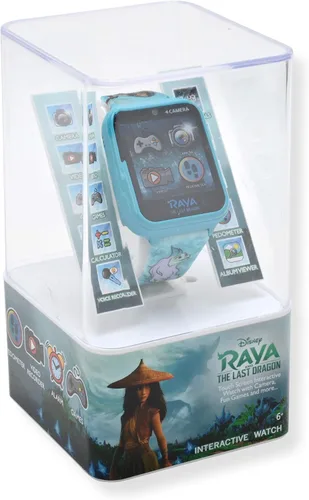 Miniatura 5 de Accutime Disney Raya the Last Dragon - Reloj inteligente educativo con pantalla táctil para niños niñas niños pequeños - Cámara para selfie