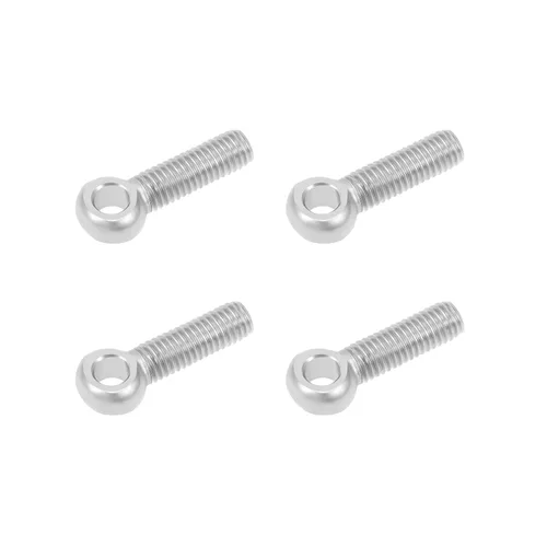 Miniatura 28 de METALLIXITY Perno de elevación oscilante de hombro (M6 x 0.787 in), 5 unidades, pernos de ojo de acero inoxidable 304, para renovación del hogar