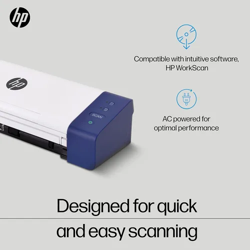 Miniatura 4 de HP Compact Desktop Duplex USB Mobile Document & Photo Scanner with Auto-Feed Tray for Portable 2-Sided Digital Scanning, Model HPPS200, for Home &