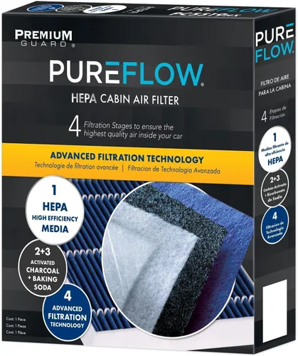 Miniatura 3 de Filtro de aire de cabina HEPA PureFlow PC99374HX Compatible con Nissan Versa 2020-2025, 2017-2025 Kicks