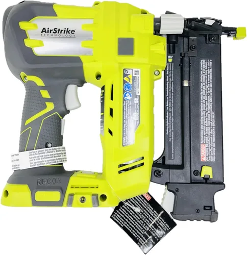 Miniatura 4 de Ryobi motosierra inalámbrica P854, con batería de iones de litio de 18 V, 2 pulgadas Brad Kit de clavadora (incluye una batería y cargador)
