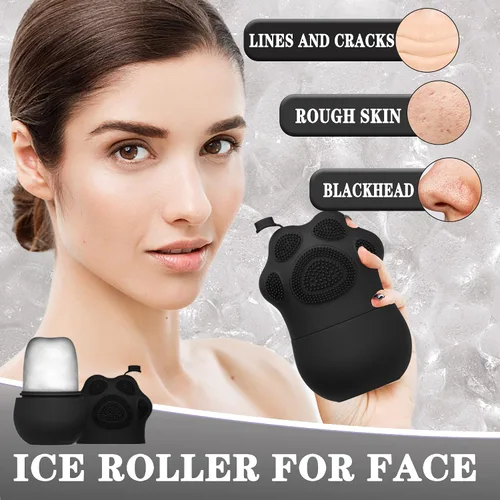 Miniatura 3 de Rodillo de hielo masajeador para mejorar el brillo, rodillo de hielo para ojos y cuello, acondicionamiento natural y cuidado de la piel, molde