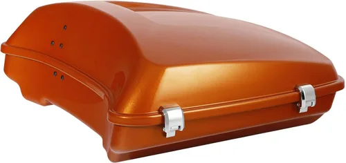 Miniatura 3 de HR3 Amber Whiskey 5.5" Equipaje de maletero tipo navaja con cierres Compatible con Street Glide FLHX 2014 2016 Road Glide FLTRX (Reemplaza al OEM)