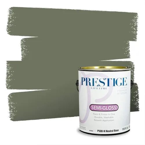 Miniatura 1340 de Prestige Paints - pintura de exterior y pintura de imprimación en una, E100-T-6006-10AVP
