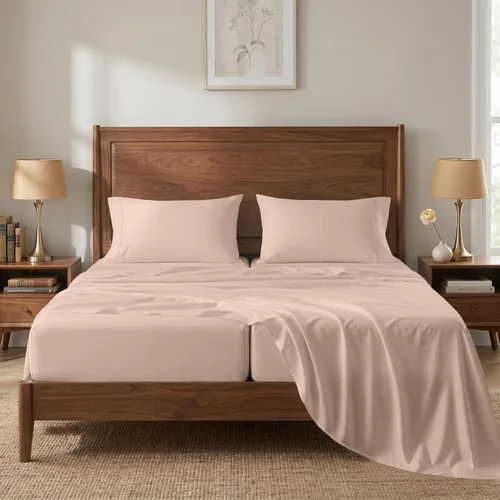 Miniatura 47 de LANE LINEN - Sábanas tamaño Split King para cama ajustable, 450 hilos, 100% algodón, 2 sábanas bajeras individuales XL, con bolsillo profundo