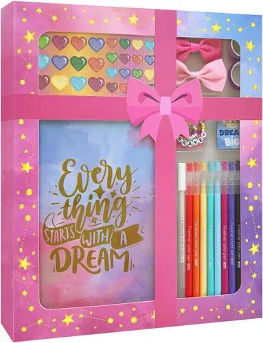 Miniatura 4 de Kit de Diario DIY para Niñas - Regalos de Artes y Manualidades para Niñas de 8, 9, 10, 11, 12, 13, 14 años de edad, Set de Suministros para Diario