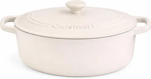Miniatura 38 de Cuisinart Chef's Classic - Cacerola cubierta de hierro fundido esmaltado, redonda (Rojo Cardinal, 5 cuartos)