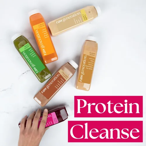 Miniatura 6 de Raw Generation Limpia para 2 – Dos limpiezas de proteínas de 5 días para ti y un compañero Limpieza de jugo de alto contenido en proteínas