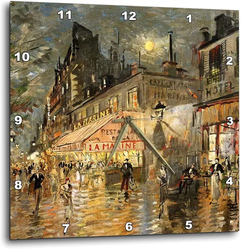 Miniatura 28 de 3dRose Reloj de pared silencioso - 10 pulgadas - 2da enmienda Protéjase en un doble círculo con pistola Clipart - Ciudad de sello - Tipografía