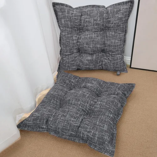 Miniatura 26 de SINSOSSO - Almohadas de suelo grandes de 22 pulgadas, de espuma viscoelástica, cuadradas, antideslizantes, para respaldo de oficina, yoga, asiento
