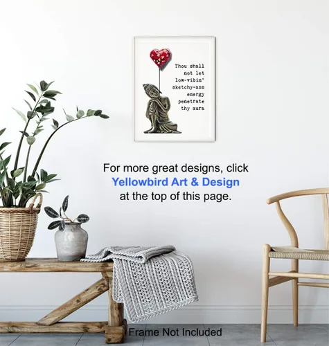 Miniatura 6 de Arte de pared de estatua de Buda - Decoración Zen - Decoración de habitación de spa - Regalos espirituales para mujeres - Decoración de pared