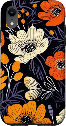 Miniatura 8 de Funda para iPhone 14 Cute Autumn Flower Fall Pumpkin Case