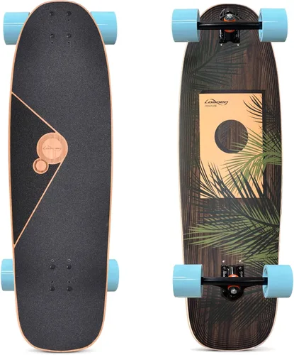 Miniatura 5 de Loaded Boards Omakase Bamboo Longboard Skateboard Completo Palmera