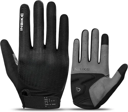INBIKE Guantes de ciclismo para bicicleta de carretera, guantes acolchados de gel con memoria para hombres y mujeres, guantes de ciclismo