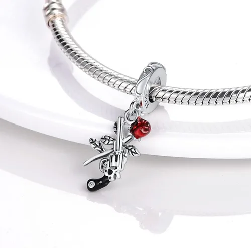 Miniatura 2 de MULA - Dijes de plata de ley 925 para pulseras y collares, dijes de bolso, cuentas, gato, tortuga, regalo de joyería para mujeres y niñas