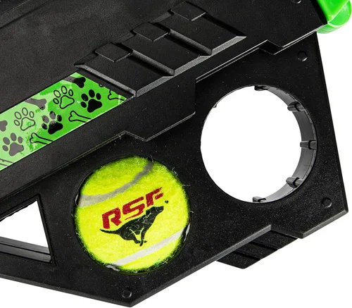 Miniatura 10 de Franklin Pet Supply Co. - Mini lanzador de pelotas de tenis para perros, mini cañón lanzador de pelotas de tenis para perros y juegos activos