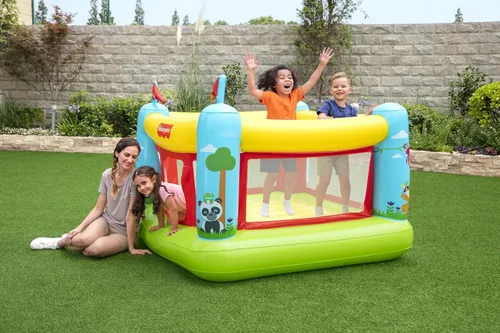 Miniatura 3 de Saltador inflable Fisher-Price Bouncetastic Casa de rebote para interior y exterior para niños Ideal para niños de 3 años en adelante