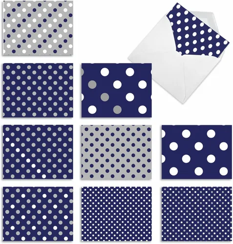 Miniatura 12 de The Best Card Company - 10 tarjetas en caja para todas las ocasiones con sobres (4 x 5.12 pulgadas) - Coloridas, divertidas tarjetas de notas