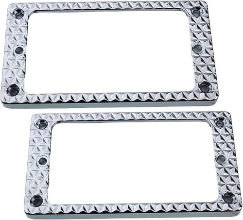 Miniatura 5 de Guyker Cubierta Humbucker plana de metal, juego de anillos de montaje para pastilla, pieza de repuesto de marco de pastillas para cuello de puente