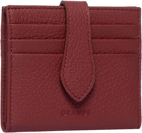 Miniatura 26 de Grande -3803 Cartera unisex, Azul (Iced Blue), Cartera delgada de cuero con cierre a presión pequeño