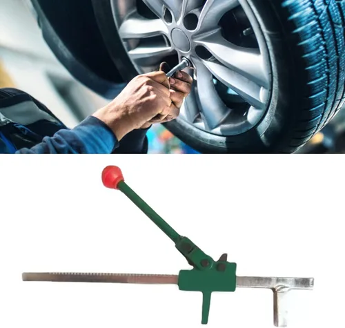 Miniatura 4 de KIMISS Esparcidor manual de neumáticos de metal de alta dureza, tratamiento térmico, cambiador de neumáticos portátil, herramienta fácil de separar