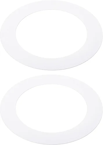 Miniatura 12 de PATIKIL Anillos de goof de 2.76 pulgadas de diámetro exterior de 4.53 pulgadas para luz empotrada, paquete de 2 anillos de iluminación de metal