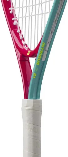 Miniatura 4 de Wilson Intrigue Junior 21 Girls Tennis Racket Red/Yellow Strung 205g L