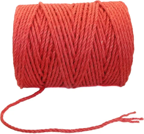Miniatura 37 de Cuerda de yute natural, 1.5 pulgadas de diámetro, 50 pies de largo, 4 hebras, manualidades y manualidades, decoración de jardín y hogar, hamaca
