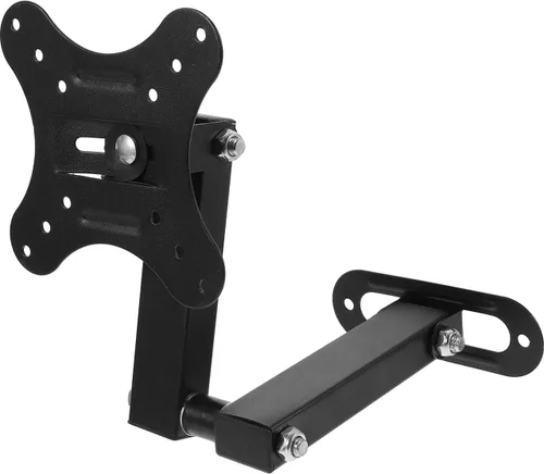 Artibetter Soporte de pared ajustable para monitor de TV para pantallas de diseño retráctil que ahorra espacio, compatible con la oficina en casa y