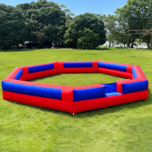 Miniatura 8 de Piscina inflable de pelotas Gaga de 17 pies con soplador integrado, piscina de pelotas Gaga grande y portátil para actividades en interiores