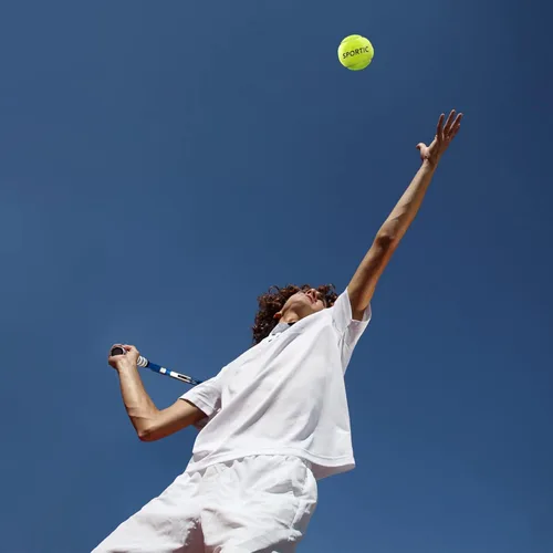 Miniatura 5 de SPORTIC Pelotas de tenis, pelota de tenis presurizada de fieltro de servicio con bolsa de malla para 12 o 36 piezas, pelotas de tenis
