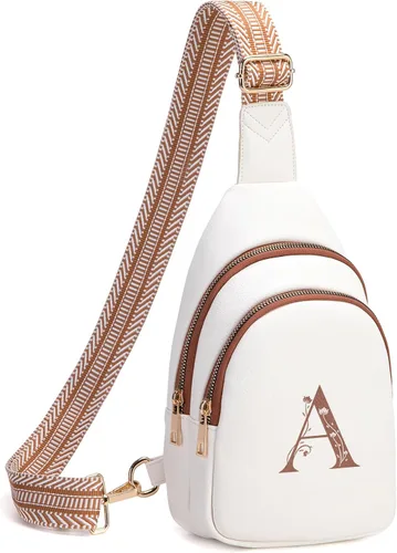 Miniatura 29 de Viverte Bolsas Cruzadas para Mujeres Bolso de Hombro Inicial Riñoneras Personalizadas Regalos para Mamá Mujer Esposa