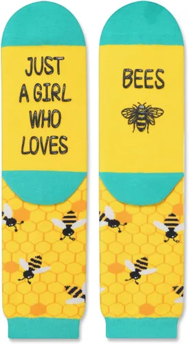 Miniatura 3 de Zmart Funny Silly Cool Crazy Socks for Women Teen Girls, Turtle Bee Flamingo Dolphin Book Lover Gifts