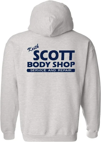 Miniatura 2 de Keith Scott Body Shop TV Sudadera con capucha con estampado de ambos lados