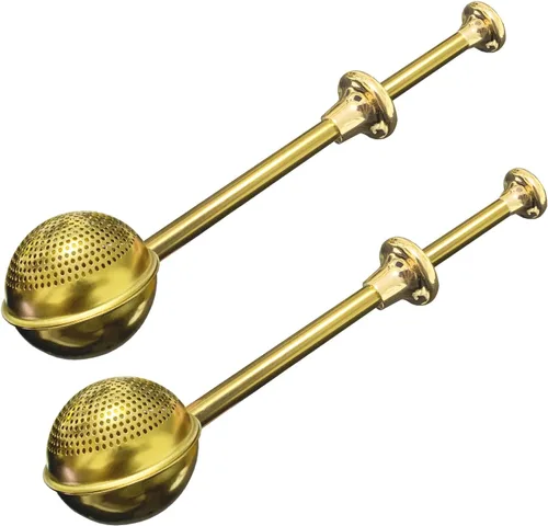 Miniatura 20 de JETKONG Varilla para espolvorear de panadería para azúcar, harina y especias, juego de 2 tamizadoras de azúcar en polvo de acero inoxidable