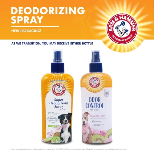 Miniatura 4 de Arm & Hammer for Pets Super Deodorizing Spray for Dogs Best Odor Eliminating Spray for All Dogs & Puppies Fresh Kiwi Blossom Scent That Smells